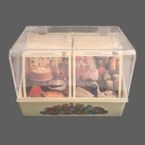 Vintage 1970s McCall's Great American Recipe Card Collection Set With Case READ